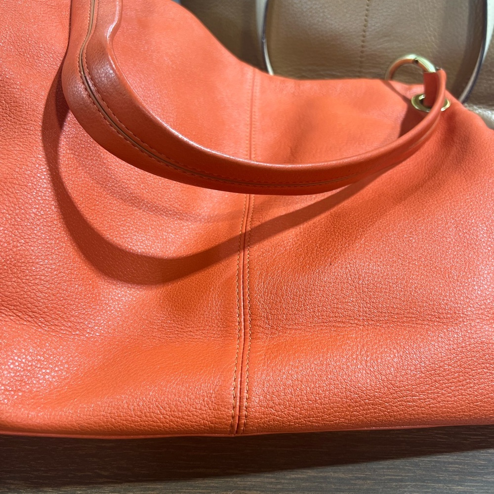 EUC Elena Solano Red Leather Handbag